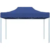 vidaXL Party-Zelt 280 x 410 x 315 cm Blau Oxford-Stoff