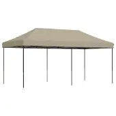 Syfax Party-Zelt Taupe 292 x 580 x 315 cm Oxford-Stoff