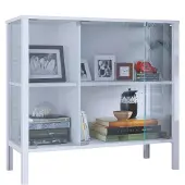 VCM Glasvitrine Jensol Sideboard mit Glas