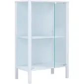 VCM Glasvitrine Jensol mit ESG Glas stehend
