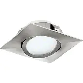 Eglo Pineda, Einbaustrahler, Nicht austauschbare(s) Leuchtmittel, LED, 6 W, 3000 K, Nickel