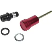 Rockshox Rebound Adjuster Knob/Bolt Kit Aluminum 11.4310.645.000 Red Short.