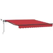 Syfax Markisenstoff Rot 300 x 250 cm Polyester