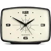Newgate Brooklyn Wecker in Schwarz
