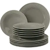 Seltmann Geschirr-Set "Tafelservice Beat Color Glaze 12er Set"