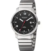 Regent Herren Uhr GM-2106 Metallband Armbanduhr Metallarmband Analog silber D2URGM2106