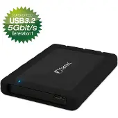 Fantec AluPro U3 (schwarz) Gehäuse 2,5", USB 3.2