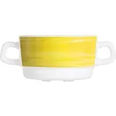 Arcoroc Brush Yellow Suppenobertasse stapelbar 32cl * 6er