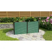 Vitavia Vitavia, Hochbeet "Linus 858", seegras/ schwarz, 188 x 96 x 86 cm (L x B x H)