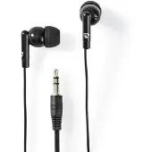 Nedis Kopfhörer mit Kabel - 3.5 mm - Kabellänge: 1.20 m - Lautstärke-Regler - Schwarz