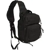 Sturm Bundeswehr und Freizeitshop Schwarzer taktischer Rucksack 100% Polyester 30X22X13 cm Miltec 50221