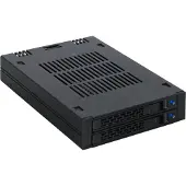 Icy Dock MB742SP-B, Schwarz, Metall, Kunststoff, 9.5 mm, 12 Gbit/s, CE, REACH, 101,6 mm