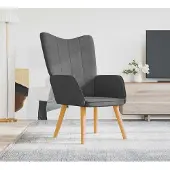 Prolenta Maison Exclusive - Relaxsessel Dunkelgrau Stoff