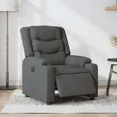 vidaXL CLORIS Relaxsessel Elektrisch Dunkelgrau Stoff - Fernsehsesel LL0000255867