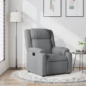 Prolenta Maison Exclusive - Relaxsessel Hellgrau Stoff