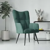 vidaXL "2026 Promotion" Relaxsessel/Loungesessel/TV-Sessel - Dunkelgrün Samt - Couchsessel CC13897