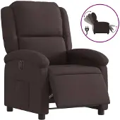 Sonstiges Relaxsessel Elektrisch Dunkelbraun Stoff