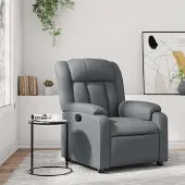 Prolenta Maison Exclusive - Relaxsessel Grau Kunstleder