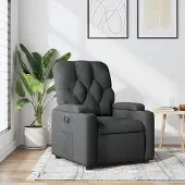 vidaXL Cloris Designermöbel Relaxsessel Dunkelgrau Stoff 2024 Neu