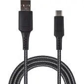 2GO 795822, 1 m, USB B, USB C, Schwarz
