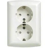Siemens Steckdose 2f ti-ws UP m.BS IP20 5UB2211-3KK