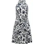 Ragwear A-Linien-Kleid "Angylee Print YOUMODO" Eingrifftaschen Leichtes Sommerkleid mit Bindegürtel