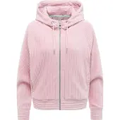 Ragwear Sweatjacke "Corduly Cordy" Freizeitjacke Zip-Hoodie aus weichem Kord in Samt-Haptik