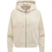 Ragwear Sweatjacke "Corduly Cordy" Freizeitjacke Zip-Hoodie aus weichem Kord in Samt-Haptik