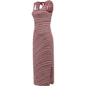 Ragwear Shirtkleid "Montyca Stripes YOUMODO" Ohne Taschen Sommerkleid mit Schlüssellochausschnitt