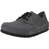Birkenstock Leder-Schnürschuhe "Maine" in Anthrazit - 45