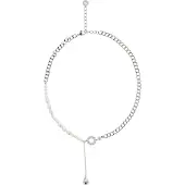 NAEMI Women Necklace in Silver White | Gr.: onesize