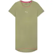 Schiesser Nachthemd "Casual Essentials" mit Statement-Print, Baumwolle, kurzärmelig, Rundhalsausschnitt