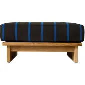 HK Living - Outdoor Hocker, Teak / burnt sky