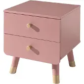 Vipack Kindernachtkästchen Rosa H: 45,2 cm Billy
