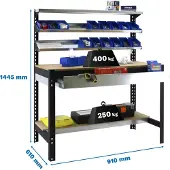 Simonwork (bancos De Trabajo) Bt1 Box Metallregal 1445x910x610 Mm