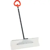 Vevor Schneeschaufel, 76 cm Schneeschieber mit ergonomischem Griff, Klinge aus HDPE-Kunststoff, Schneeräumer, Schneepflug, tragbares Schneeräumwerkzeug für die Einfahrt im Garten