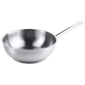 Contacto Sauteuse, Edelstahl, Ø 24 cm, 2.7 L, mit Schüttrand, induktionsgeeignet