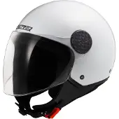 LS2 OF558 Sphere Lux II Solid Gloss Weiß Jethelm Größe XS