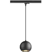 SLV LIGHT EYE 150, 3 Pendelleuchte, GU10, Pendellänge 150cm, 1x max. 13W, matt schwarz 1008176