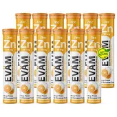 EVÄM Zink Brausetabletten - 12er Pack 240 St