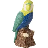 J-Line Vogel Papagei Keramik Grün/Blau