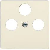 Siemens i-sys Abdeckplatte TV/RF/SAT ews 3L, Weiß, Kunststoff, Glänzend, IP20, 55 mm, 55 mm