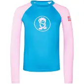 TROLLKIDS Badeshirt Kvalvika in dynamic blue | Gr.: 140