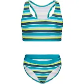 TROLLKIDS - Girl's Kvalvika Bikini - Bikini Gr 116 türkis