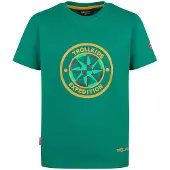 TROLLKIDS Funktionsshirt Windrose in jungle green | Gr.: 116