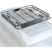 Vevor Dachgepäckträgerkorb Autodachkorb (1095 x 1270 x 105 mm) universeller Dachgepäckträger aus rostfreiem legiertem Stahl mit 68 kg Max. Tragkraft