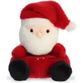 Aurora World , 99131, Palm Pals Santa Claus,13cm, Plüschtier, Rot & Weiß