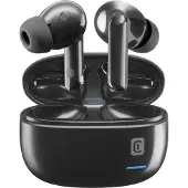 Cellularline ECLIPSE, True Wireless Stereo (TWS), Anrufe/Musik, 145 g, Kopfhörer, Schwarz