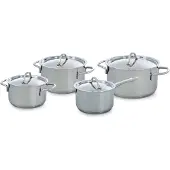 B+K BK Profiline Topfset - 4-teilig - Edelstahl - Induktion geeignet