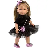 Llorens 53553 ELENA realistische Puppe mit weichem Stoffkörper 35 cm